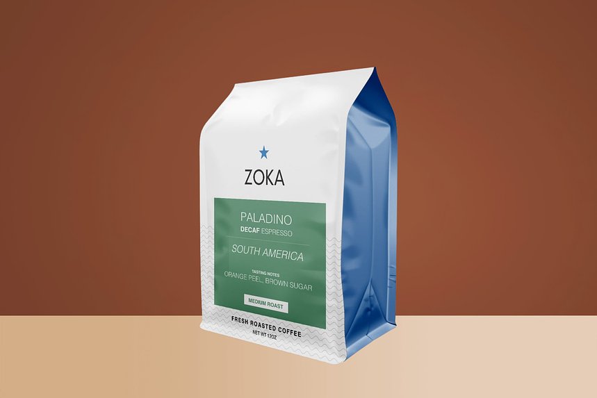 Decaf Espresso Paladino by Zoka Coffee - main image