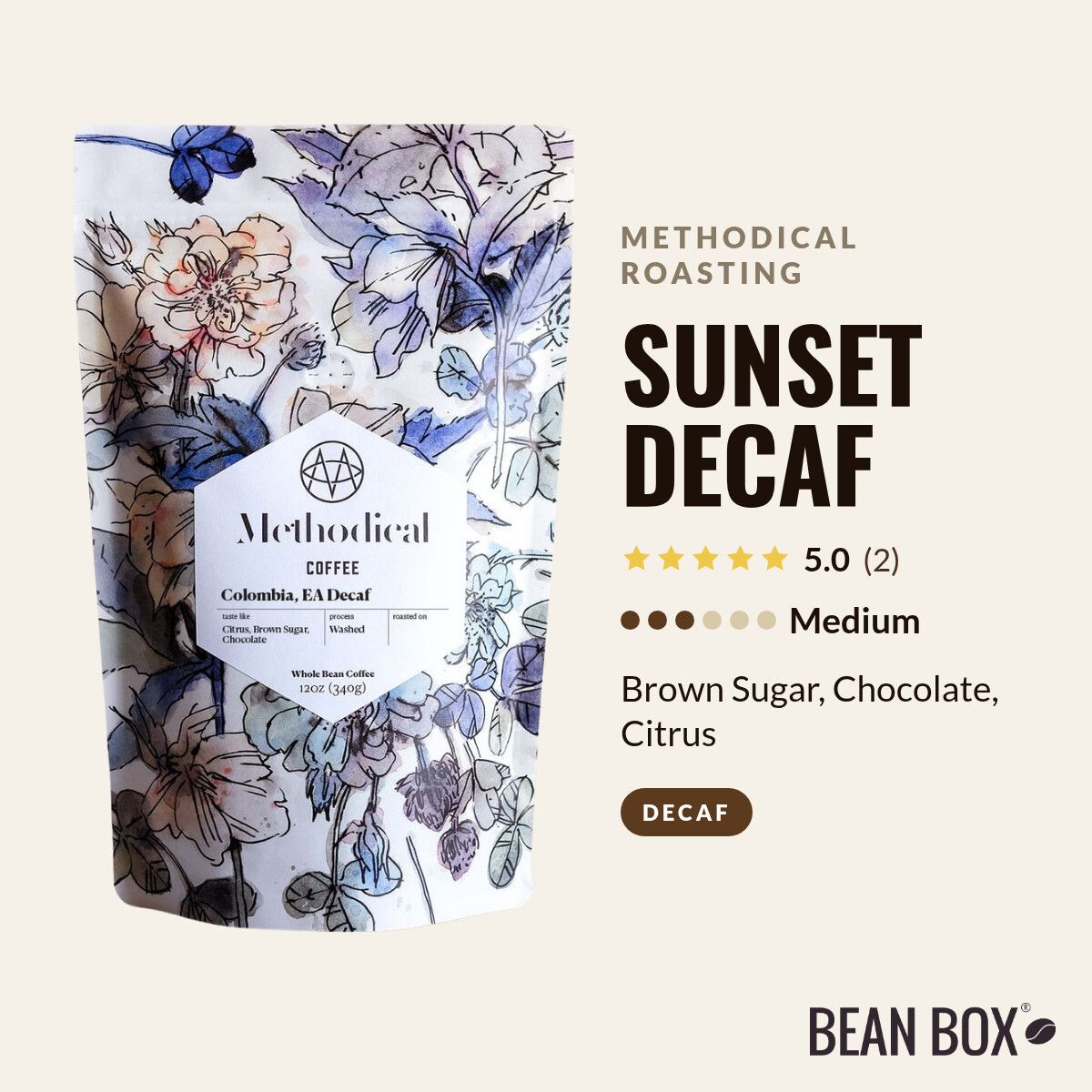 Methodical Roasting | Sunset Decaf | Bean Box®