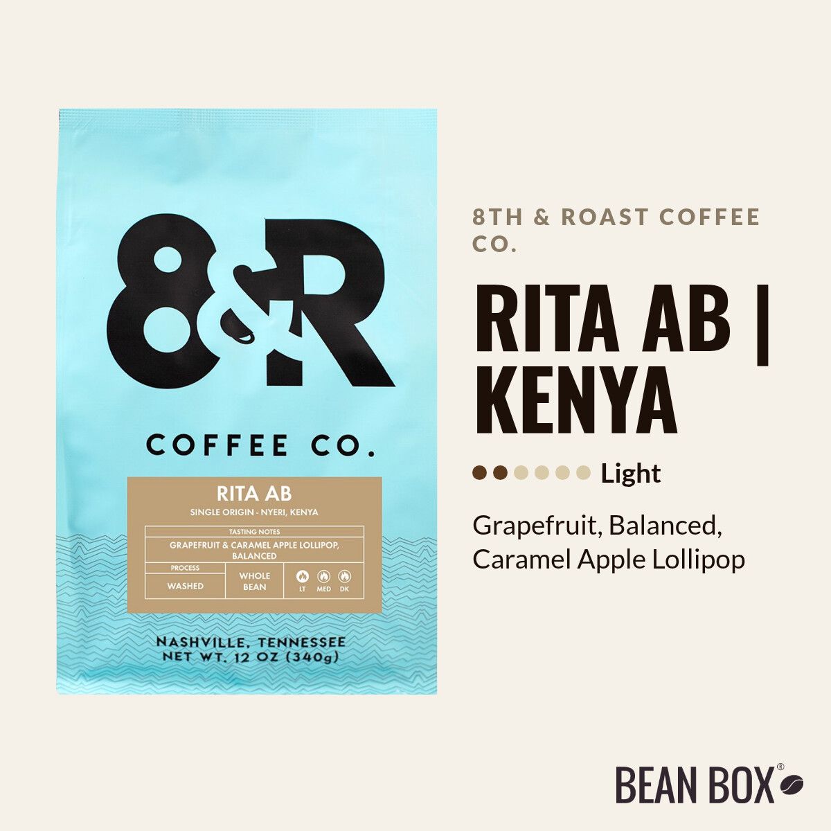 8th & Roast Coffee Co. | Rita AB | Kenya | Bean Box®