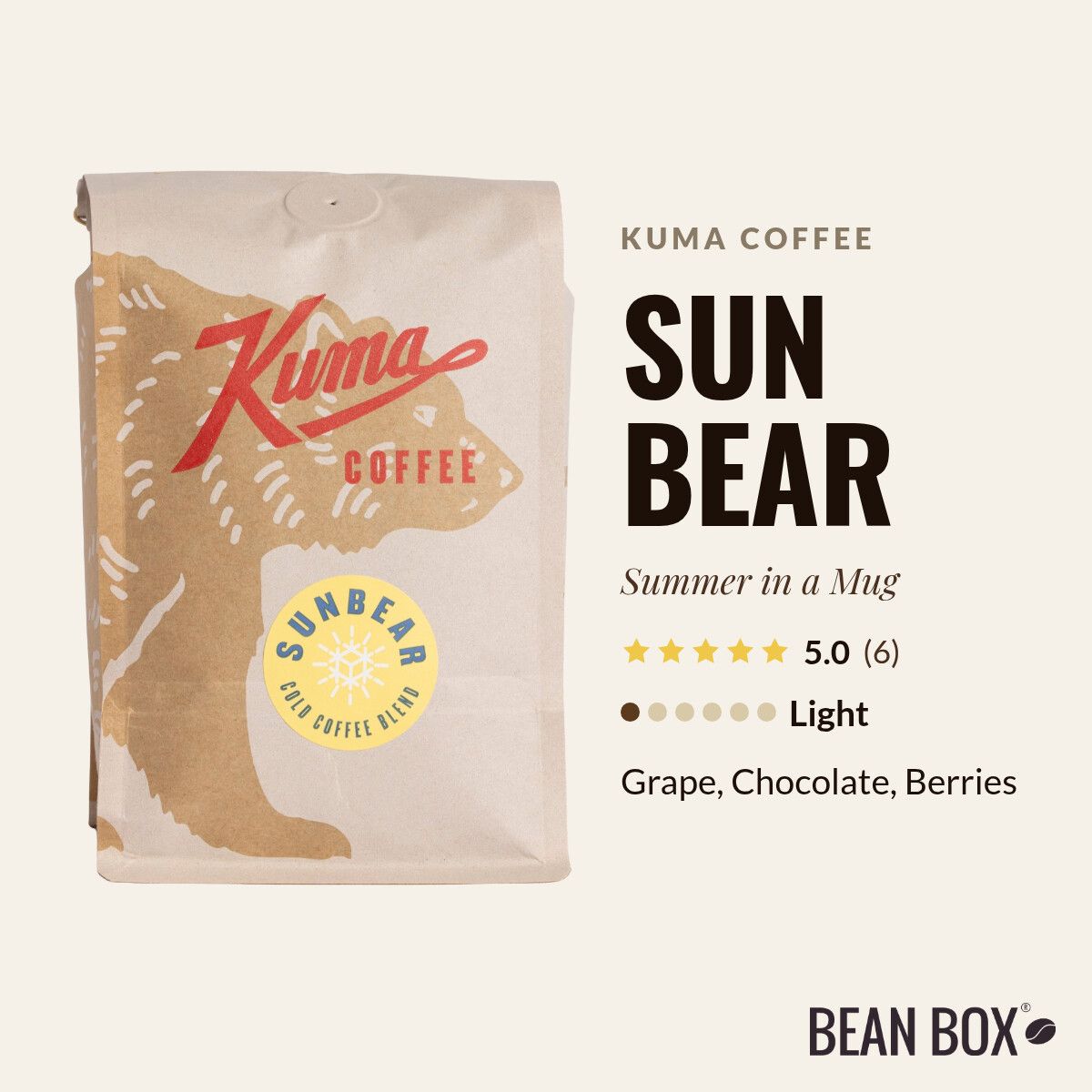 Kuma Coffee | Sun Bear | Bean Box®