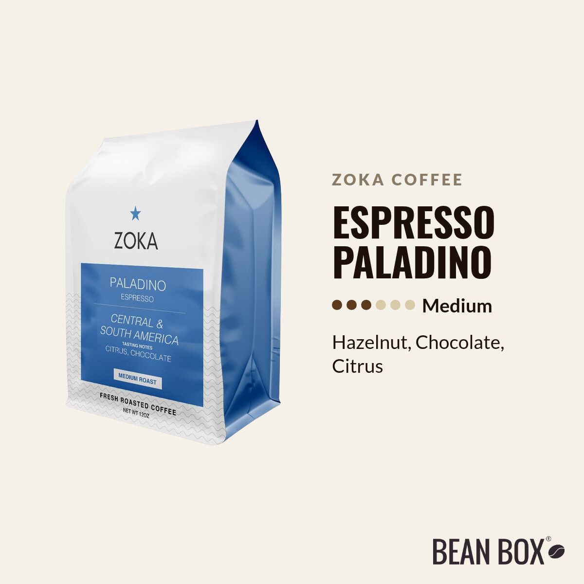 Zoka Coffee | Espresso Paladino | Bean Box®