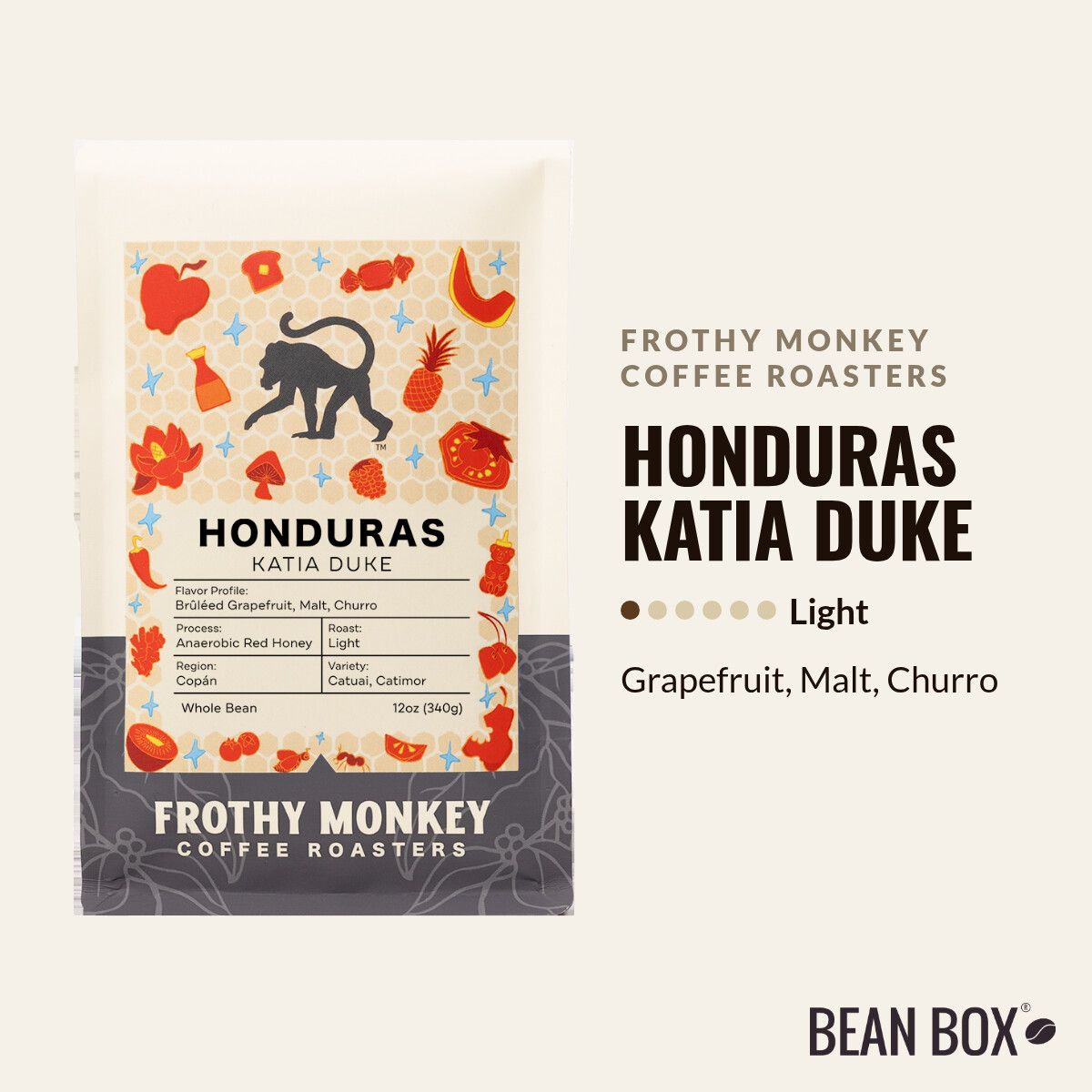 Frothy Monkey Coffee Roasters | Honduras Katia Duke | Bean Box®