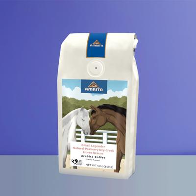 Brazil Legender Peaberry Dry Creek Horse Rescue Dark Roast