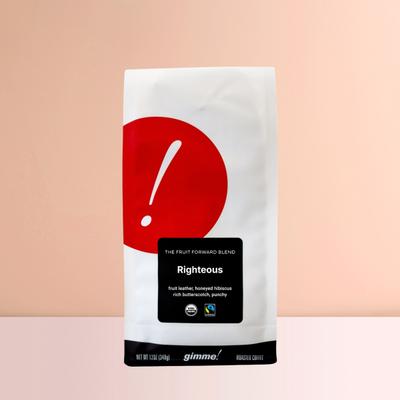 Righteous Espresso Blend - Certified Fairtrade, Organic