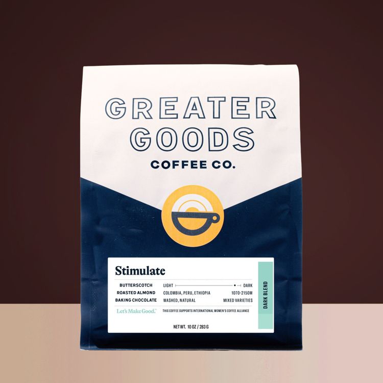 Stimulate  Dark Blend by Greater Goods Coffee Co - main image