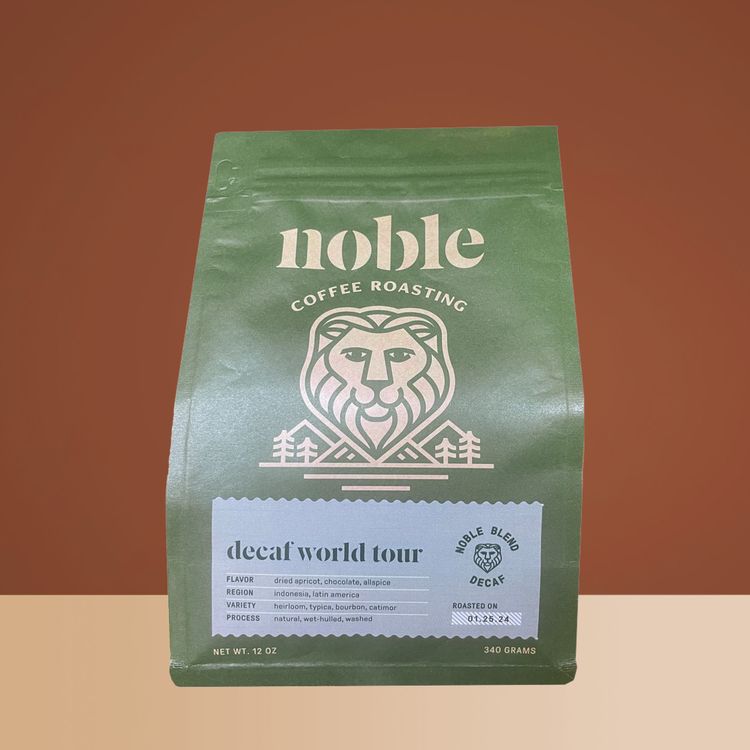 Decaf World Tour Water Processed Espresso Blend by Noble Coffee Roasting - main image