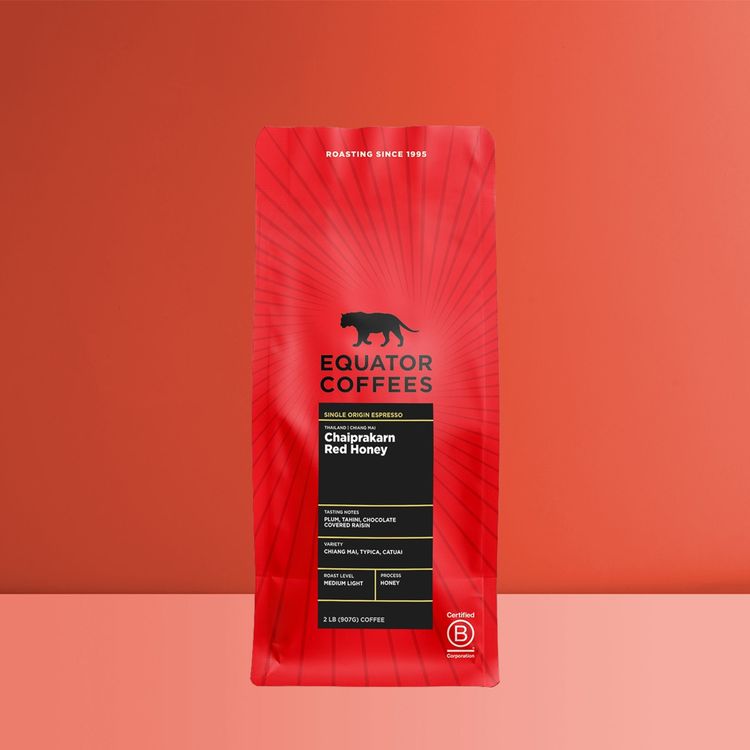 Thailand Chaiprakarn Red Honey Single Origin Espresso by Equator Coffees - main image