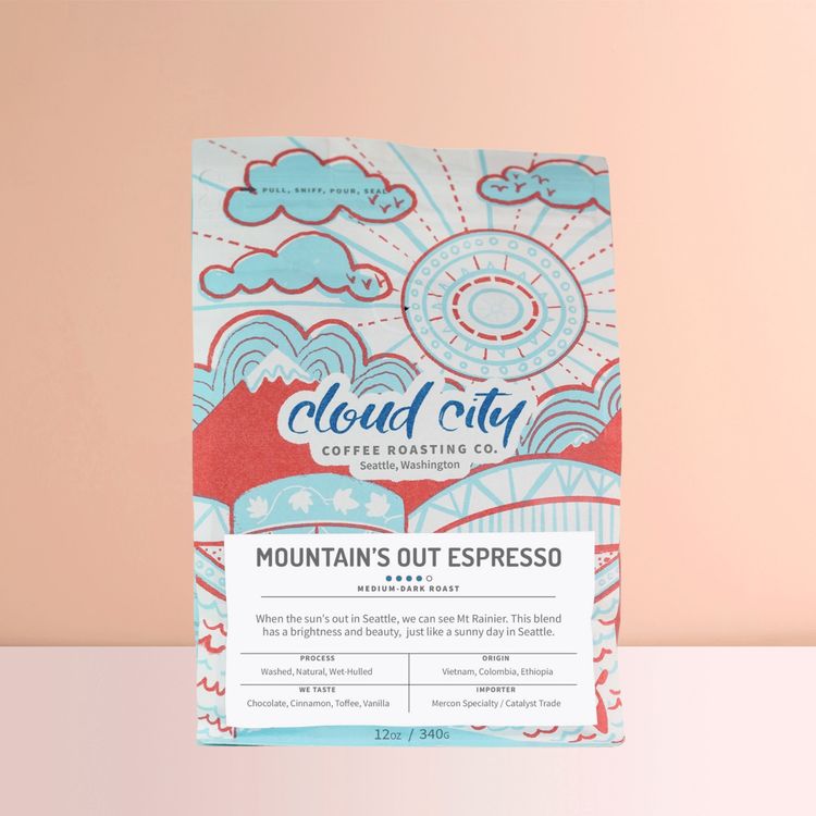 The Mountains Out Espresso Blend by Cloud City Coffee - main image