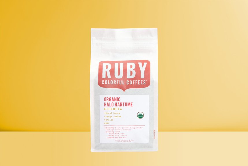 Organic Ethiopia Halo Hartume by Ruby Coffee Roasters - main image