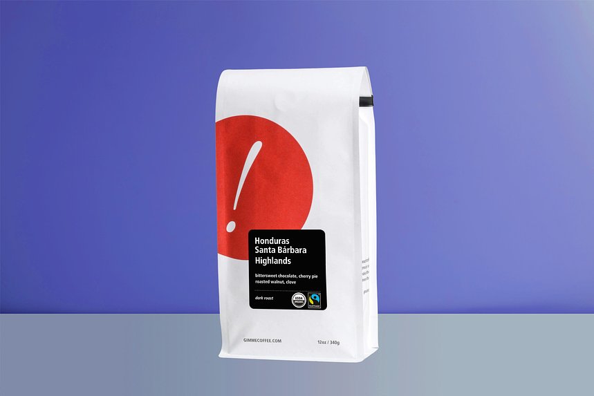 Honduras Santa Brbara Highlands  Certified Fairtrade Organic by Gimme Coffee - main image
