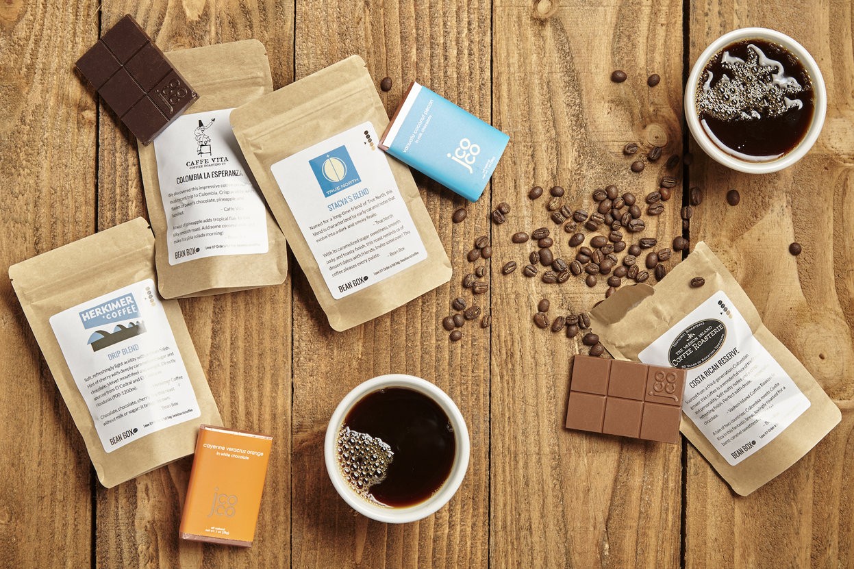 Coffee and Chocolate Tasting Gift Box Bean Box