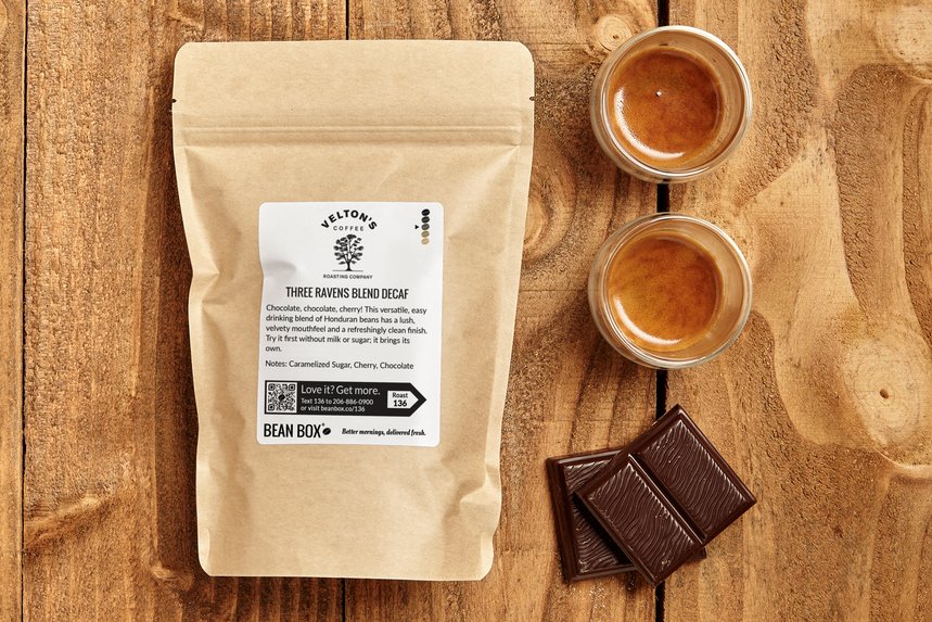 Three Ravens Blend Decaf by Veltons Coffee Roasting Company - image 0