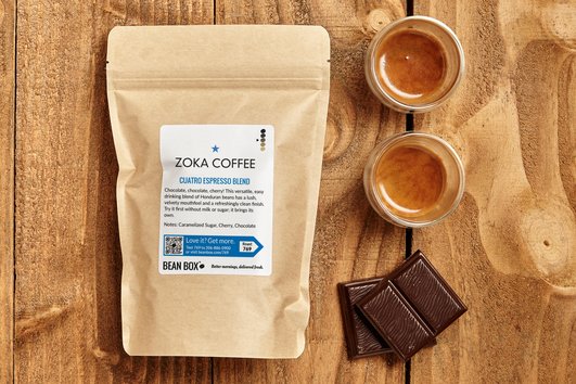 Cuatro Espresso Blend by Zoka Coffee