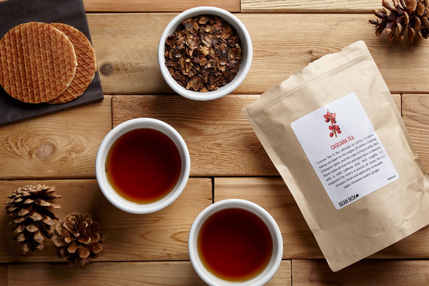 Bean Box Cascara Coffee Tea Bean Box