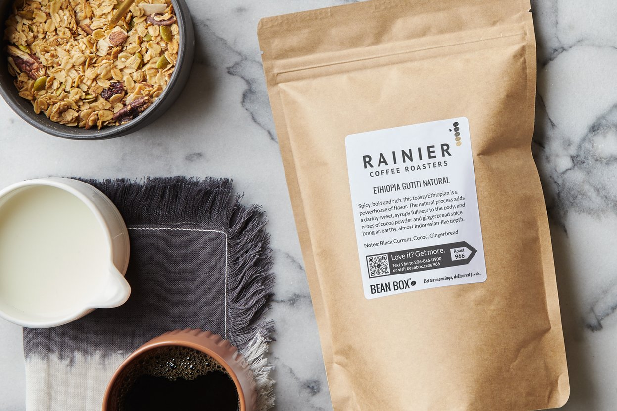 Rainier Coffee Roasters Ethiopian Gotiti Natural