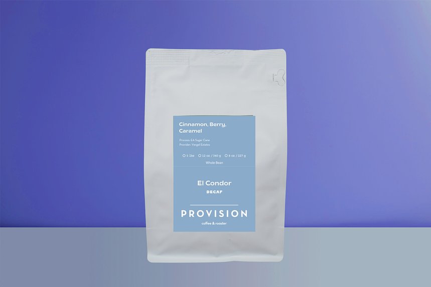 Colombia El Condor Decaf by Provision Coffee - main image