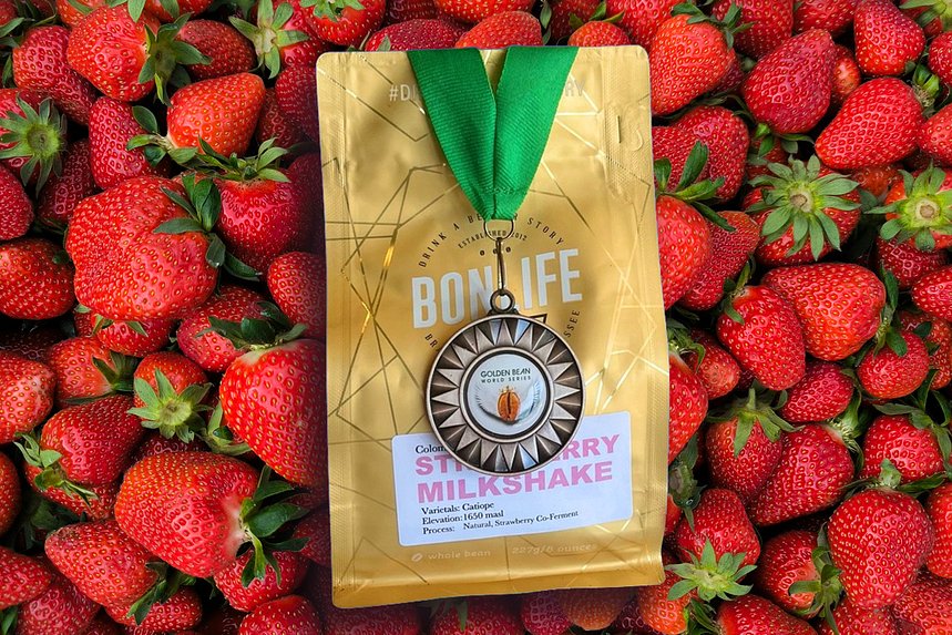 Colombia  Strawberry Milkshake  by Bonlife Coffee - main image