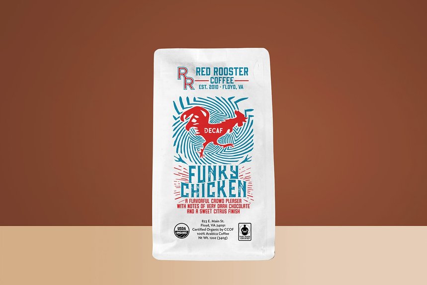 Organic Decaf Funky Chicken by Red Rooster Coffee - image 0