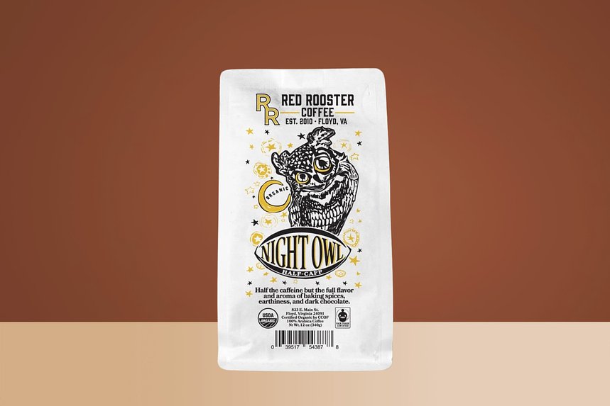 Organic Night Owl HalfCaff by Red Rooster Coffee - main image