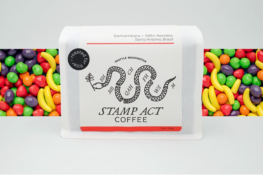 Yellow Bourbon 58hr Aerobic  Fazenda Samambaia Brazil by Stamp Act - main image