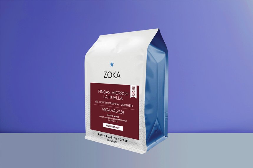 Nicaragua La Huella Yellow Pacamara by Zoka Coffee - main image