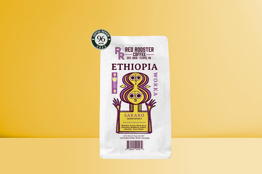 Ethiopia Worka Sakaro Anaerobic Natural by Red Rooster Coffee - main image