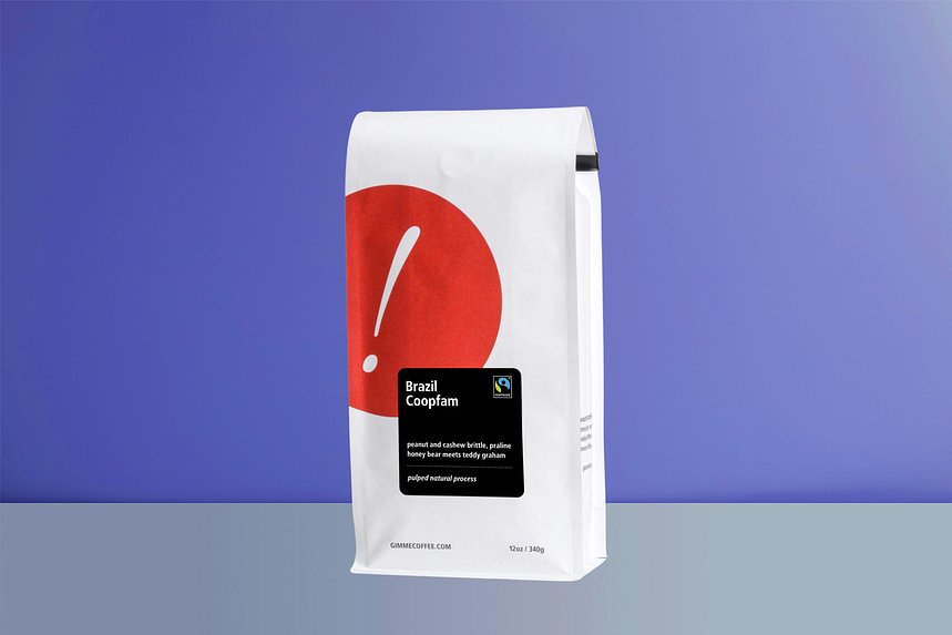 Brazil Coopfam  Certified Fairtrade by Gimme Coffee - main image